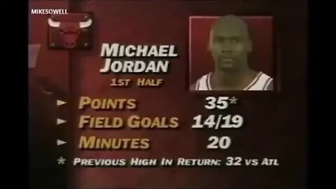WHEN MICHAEL JORDAN WENT OFF FOR 55 POINTS IN JUST HIS FIFTH GAME BACK!
