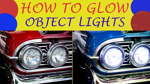 how to glow object in photoshop