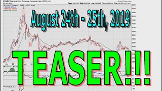 [ TEASER!!! ] Weekend Market Analysis August 24-25, 2019