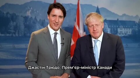 Борис Джонсон та Джастін Трюдо виступили з особистим меседжем на підтримку України на саміті G7