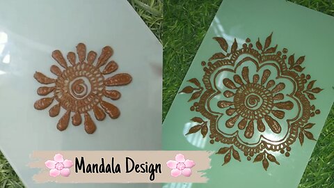 Simple mehandi design | Simple mandala Design