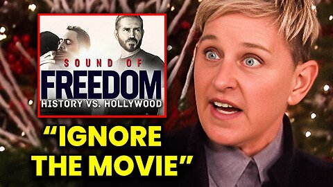 BY MISTAKE!!! Ellen DeGeneres PROVES why Hollywood hates The Sound of Freedom.