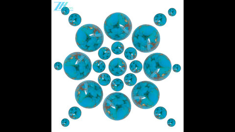 Natural turquoise 10mm cabochon For Jewelry Fashion Design 20231207-05-08