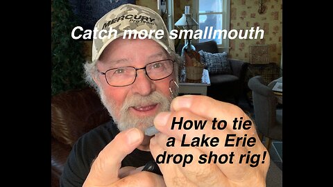 How to tie and fish a drop shot for Lake Erie smallmouth