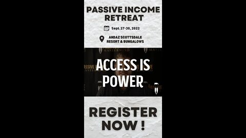 Access is POWER! Do you have ACCESS?