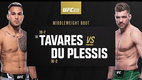 UFC 276 | Dricus Du Plessis VS Tavares FREE FIGHT | | Best KO | UFC Connected