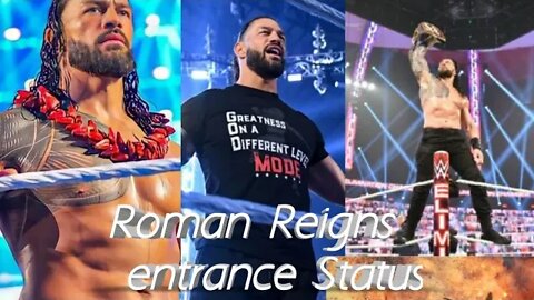 Roman Reigns' WWE Attitude Status and Roman Reigns' Entrance