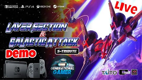 Layer Section & Galactic Attack Demo on Nintendo Switch - Full Game on Xbox