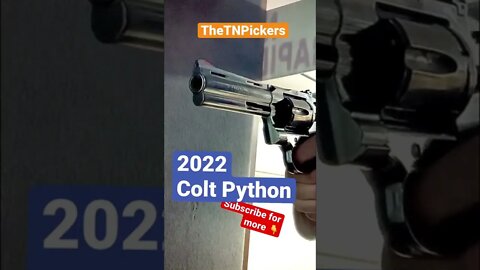 Shooting the 2022 Colt Python 357 Magnum #shorts