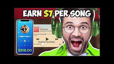 Earn 900$ listening music