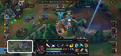 LOL! Lucian Pentakill!💥💥💥