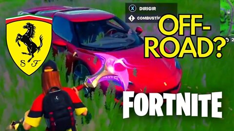 FERRARI no FORTNITE - Duas novas SKINS e CARRO da Ferrari - XBOX Series X Gameplay