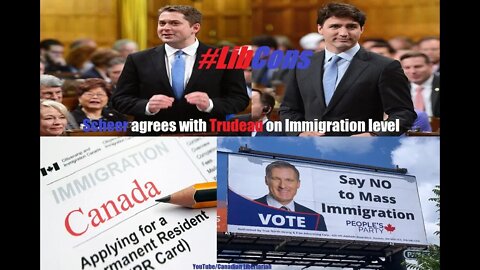 Scheer agrees with Trudeau on Immigration level