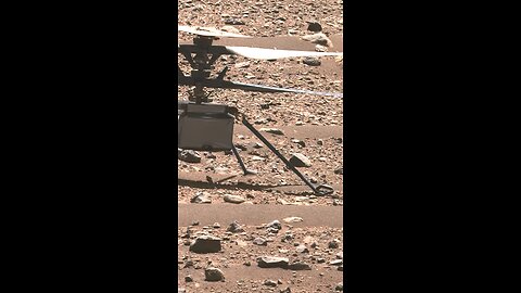 April 16, 2023: at #SOL 766, #Ingenuity is photographed by #Perseverance via #MastCam-Z on #Mars.