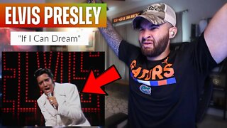 ELVIS PRESLEY - "If I Can Dream" (REACTION!!!)