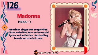 Madonna (1958– ) | TOP 150 Women That CHANGED THE WORLD | Short Biography