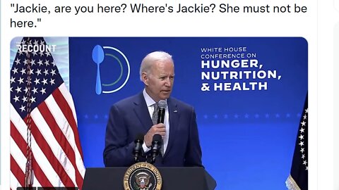 Biden forgot about congresswoman's passing nearly 2 months previously (when he paid tribute to her).
