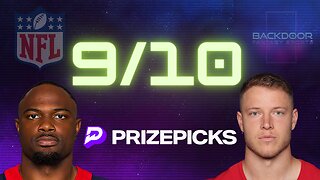 PRIZE PICKS | PROP PICKS | DFS | 9/10/23 | SUNDAY | NFL | FOOTBALL | 4 PICKS | BDFS 🏈