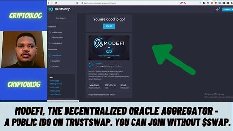 Modefi, The Decentralized Oracle Aggregator - A Public IDO On Trustswap. You Can Join Without $SWAP.