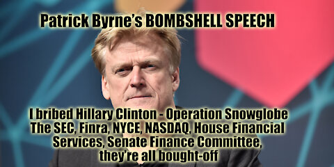 Patrick Byrne's BOMBSHELL Speech