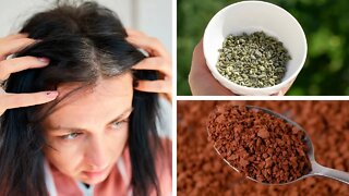 MISTURE CHÁ VERDE E CAFÉ PARA TINGIR O CABELO SEM PRODUTOS QUÍMICOS