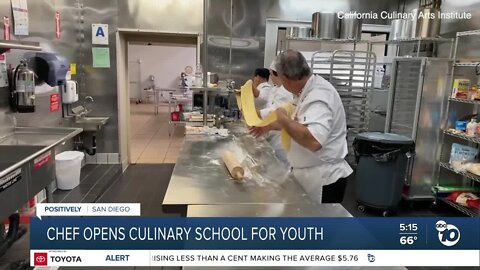 Chef opens culinary school for youth