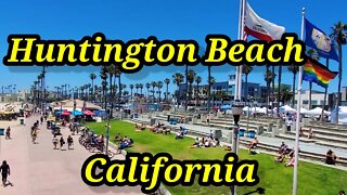 Huntington Beach, California walking tour June 2021 and more