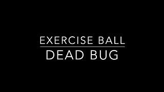🏋️‍♂️ HOW to DEAD BUG Using the Swiss Ball (Best Ab Exercise for Beginners) | Coach Mike | RLC