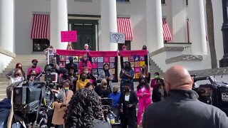 Abortion advocates protest Florida bill