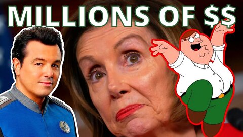 Family Guy Creator Seth MacFarlane DONATED Over $2 MILLION To House Speaker NANCY PELOSI!