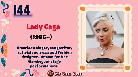 Lady Gaga (1986– ) | TOP 150 Women That CHANGED THE WORLD | Short Biography