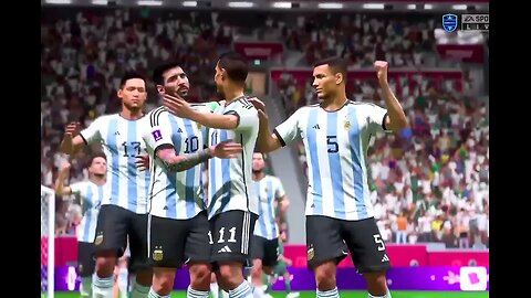 Fifa World Cup psp 5 Pc Gameplay 😧 Argentina vs Saudi Arabia