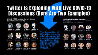 Twitter Is Exploding With Live COVID-19 Discussions (Here Are Two Examples)