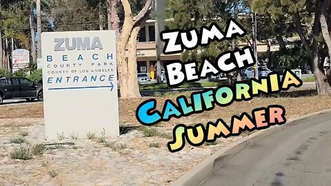 Zuma Beach Malibu California Summer Time