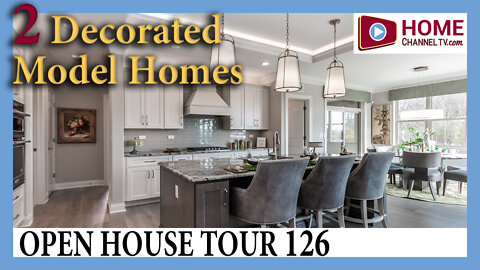 Open House Tour 126 - Touring 2 Decorated Model Homes at Remington Grove