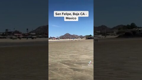 San Felipe, Baja California- Mexico (low tide/ marea baja)
