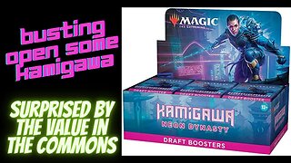 MTG Kamigawa Neon Dynasty Booster Box Opening, full of ninjas and rats :)