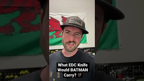 An EDC Knife BATMAN Would Carry? #shorts #edc