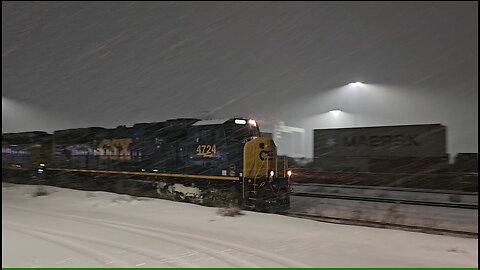 Night Shift On The CSX Main Thru Central New York