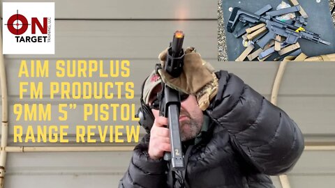 Range Review of the AIM Surplus Foxtrot Mike 5" AR Pistol