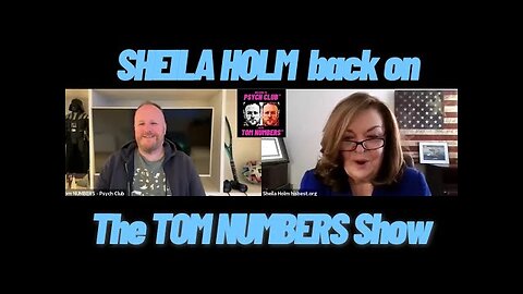 SHEILA HOLM is back on The TOM NUMBERS Show…