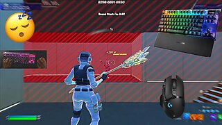 Steelseries Apex Pro TKL ASMR Chill🤩 Piece Control 1v1🏆Satisfying Keyboard Fortnite + HANDCAM