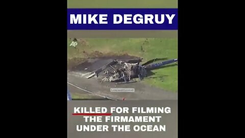 Mike DeGruy 𝙆𝙄𝙇𝙇𝙀𝘿 FOR FILMING THE FIRMAMENT UNDER THE OCEAN (he was suicided in "helicopter crash")