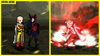 Monster Garou & Saitama vs Naruto Baryon & Isshiki - Mugen