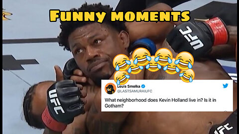 Awkward and funny moments in MMA UFC😂