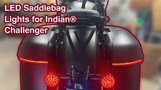 Custom Dynamics LED SaddleBag Lights Indian Challenger