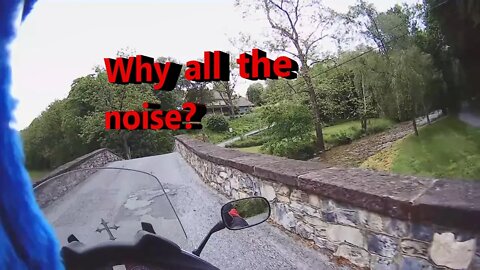 Why a loud motorcycle exhaust? Riding in Lancaster County PA. loud pipes