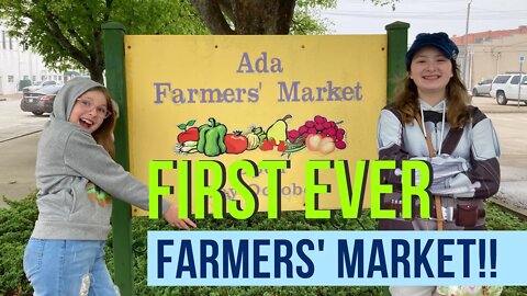 Our First Ever Farmer's Market!