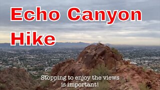 Camelback Mountain echo canyon day hike phoenix az