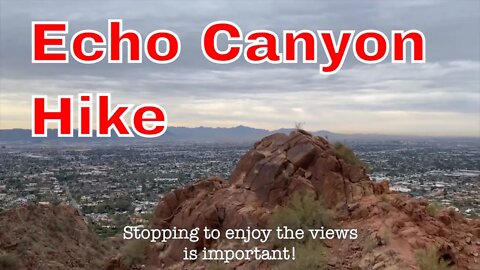 Camelback Mountain echo canyon day hike phoenix az